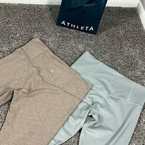 2 Pairs [Athleta Elation Ultra Rise Legging & 7/8 Legging]